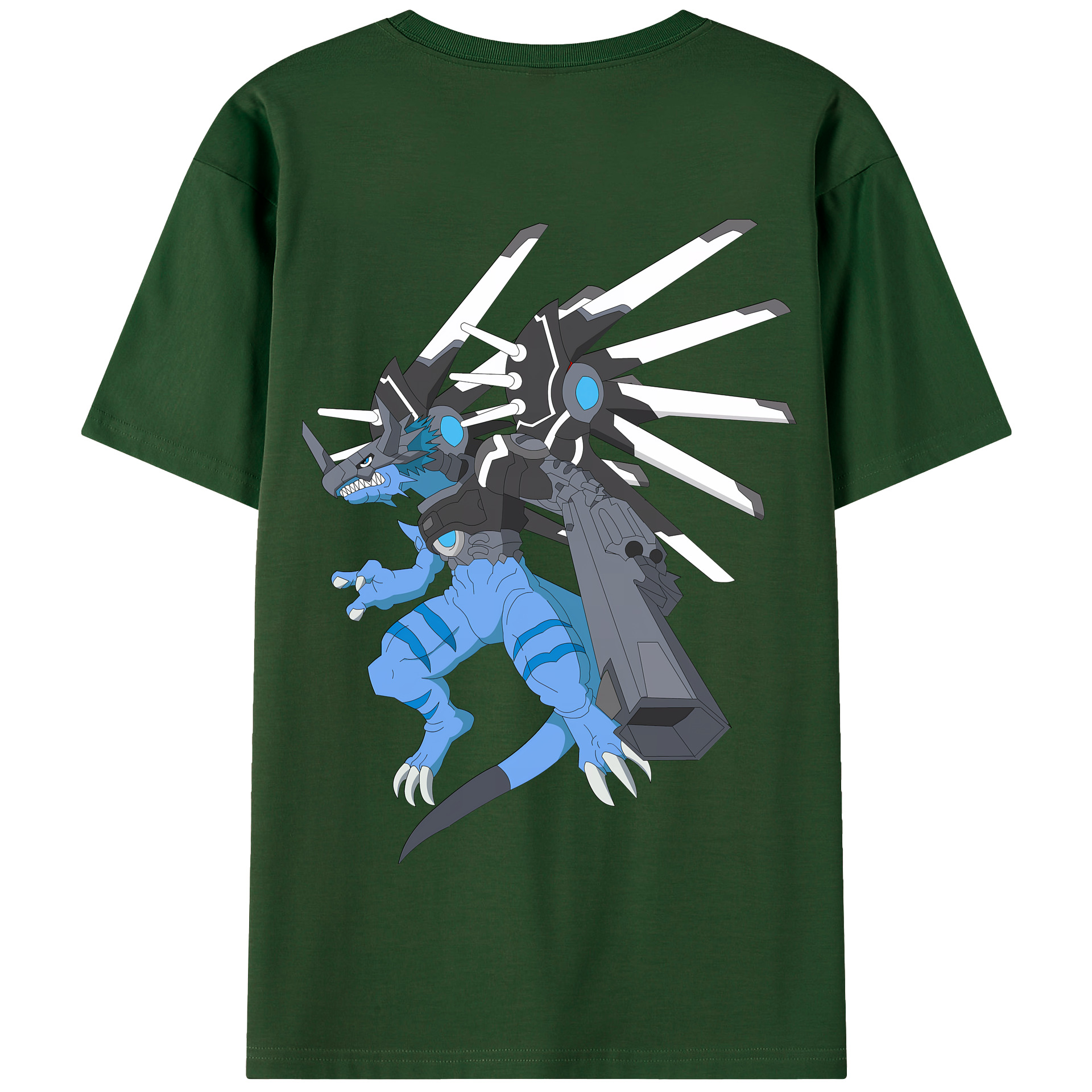 （画像用） Digimon デジタルモンスター/デジモン 綿100％半袖Tシャツ（背面プリント）